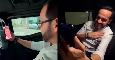 El candidato colombiano envi� un saludo a la Fujimori de cara a segunda vuelta.