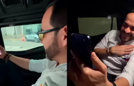 El candidato colombiano envi� un saludo a la Fujimori de cara a segunda vuelta.