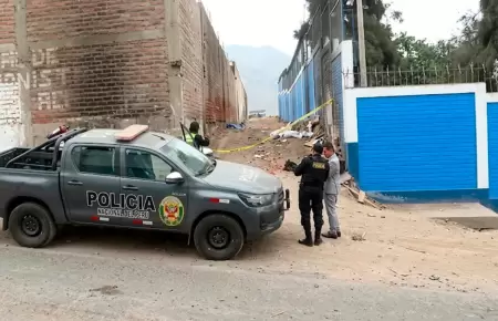Hallan hombre calcinado en Comas.