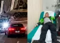 Polic�as que cuidaban local de votaci�n fueron baleados para robarles su camioneta en SJM