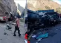 Carretera Central: M�ltiple choque deja m�s de 10 heridos y bloquea el tr�nsito en el kil�metro 96
