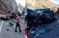 Carretera Central: Múltiple choque deja más de 10 heridos y bloquea el tránsito en el kilómetro 96