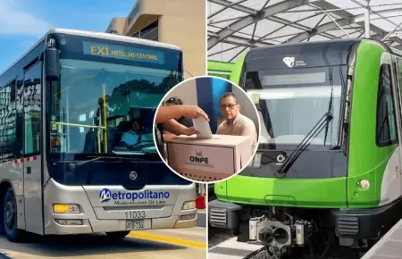 Transporte p�blico tendr� horarios especiales por segunda vuelta electoral