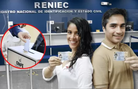 Reniec atendi� a m�s de 43 mil peruanos en v�speras de la segunda vuelta