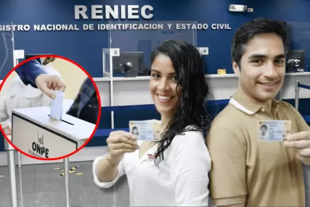 Reniec atendi� a m�s de 43 mil peruanos en v�speras de la segunda vuelta