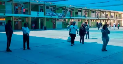 Local de votaci�n en Arequipa.