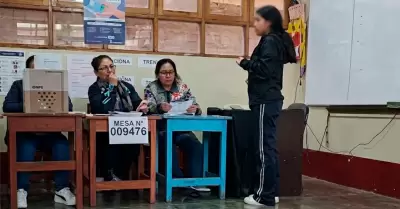 La menor fue inscrita como personera.