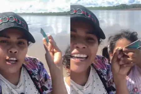 Ni�a vota el DNI de su madre al r�o rumbo a votar