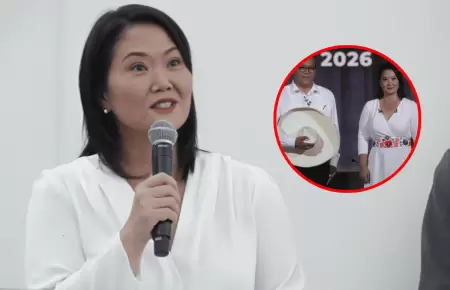 Keiko Fujimori admite que resultados de segunda vuelta muestra divisi�n entre pe