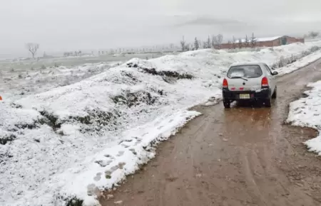 Senamhi advierte lluvia y granizo en la sierra