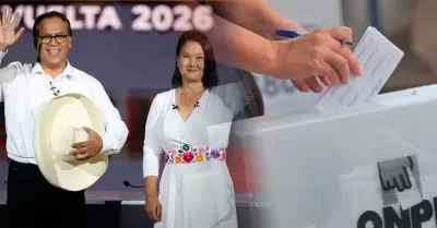 Qui�n gan� en tu mesa de sufragio: �Keiko Fujimori o Roberto S�nchez?