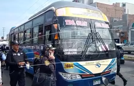 Pasajero es asesinado dentro de un bus de la 91 en Chorrillos.