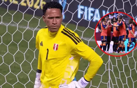 Pedro Gallese fue autocr�tico tras garrafal autogol ante Espa�a