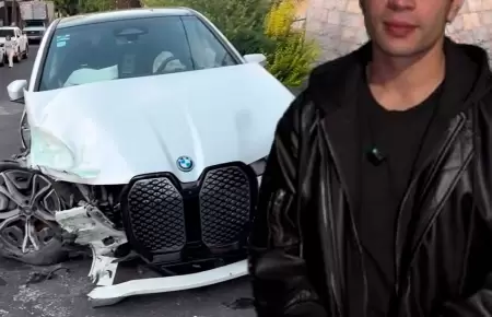 Influencer sufre accidente automovil�stico.
