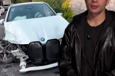 Influencer sufre accidente automovil�stico.