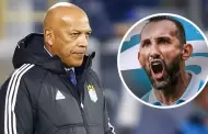 Roberto Mosquera llena de elogios a Hernán Barcos durante su presentación en SC: "Me va encantar dirigirlo"