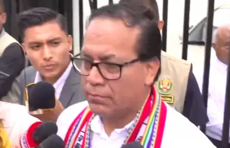 Roberto S�nchez se pronunci� ante recientes resultados de ONPE.
