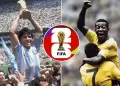 Diego Armando Maradona y Pel� ser�n homenajeados por la FIFA en la apertura del Mundial 2026