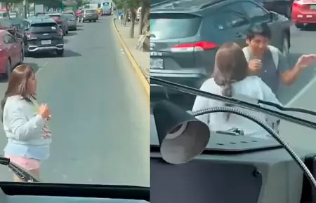 La situaci�n impidi� el tr�nsito veh�cular.