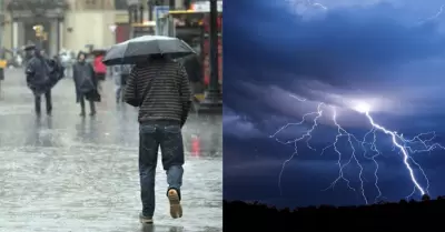 Lluvias y descargas el�ctricas se reportar�n en la selva