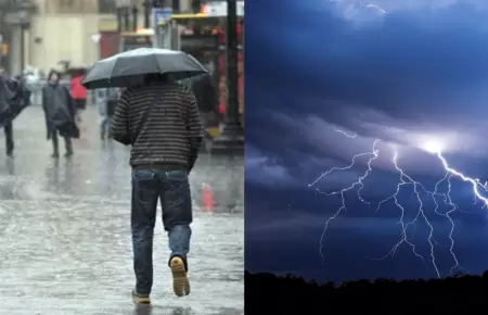 Lluvias y descargas el�ctricas se reportar�n en la selva
