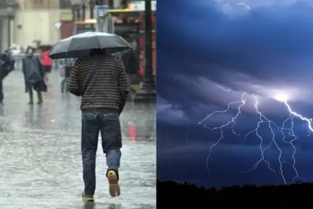 Lluvias y descargas el�ctricas se reportar�n en la selva