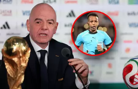 Infantino causa pol�mica por declaraciones tras caso de �rbitro FIFA.