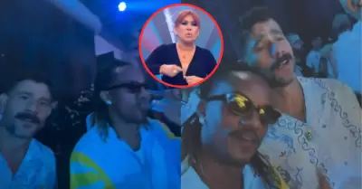 Andr� Carrillo se va de fiesta junto a Yaco Eskenazi