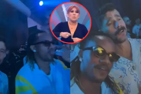 Andr� Carrillo se va de fiesta junto a Yaco Eskenazi