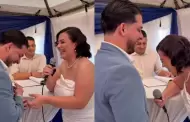 Novia arruina sus votos matrimoniales con frases en doble sentido: "No piensen mal"