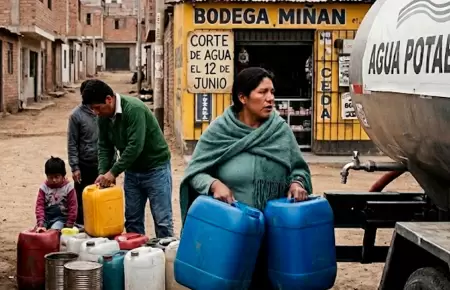 Corte de agua en Lima el 12 de junio.