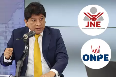 Josu� Guti�rrez felicit� a ONPE y al JNE por su labor en la segunda vuelta.