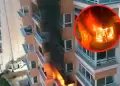 Incendio en edificio residencial: Reportan al menos dos muertos y m�s de 20 heridos