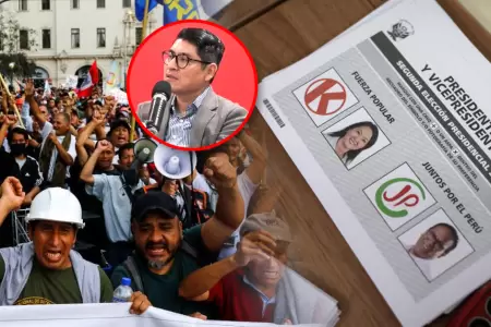Arenas cuestion� llamados a protestas ante conteo de votos adverso.