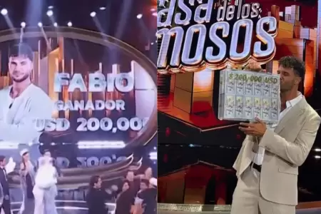 Fabio Agostini gan� 'La Casa de los Famosos'