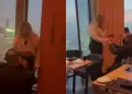 Hombre sorprende al pedir la mano su novia con mensaje en helic�ptero en el edificio m�s alto de la ciudad