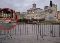 Cercado de LIma: Plaza San Mart�n amanece con rejas y calles cerradas ante anuncio de marchas tras resultados electorales