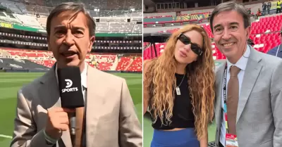Periodista dej� transmisi�n del Mundial 2026 para tomarse una foto con Shakira