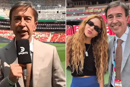 Periodista dej� transmisi�n del Mundial 2026 para tomarse una foto con Shakira
