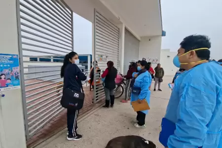Diresa Tacna refuerza vacunaci�n.