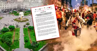 Gremios respaldaron el estado de alerta ante eventuales manifestaciones.