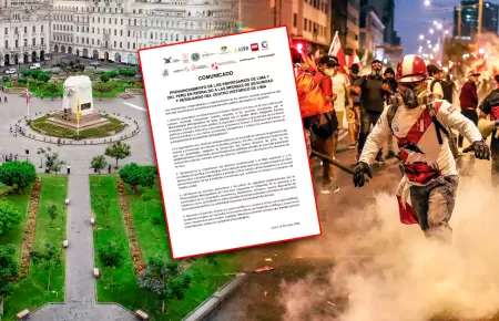 Gremios respaldaron el estado de alerta ante eventuales manifestaciones.