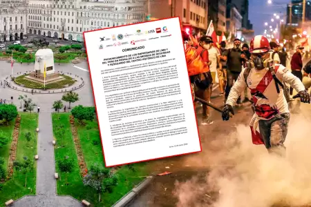 Gremios respaldaron el estado de alerta ante eventuales manifestaciones.