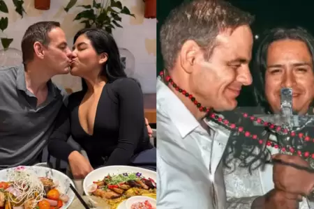 Mark Vito y su novia Leslie Echevarr�a se casaron en boda ancestral