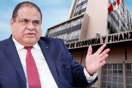 MEF sobre el d�ficit fiscal anualizado.