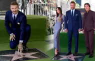 David Beckham recibe su estrella en Hollywood: Primer futbolista en ingresar al Paseo de la Fama