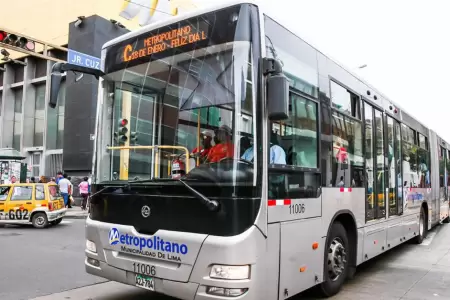 ATU reporta falla mec�nica del Metropolitano