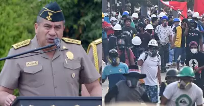 �scar Arriola busca dialogar con manifestantes ante marcha anunciada.