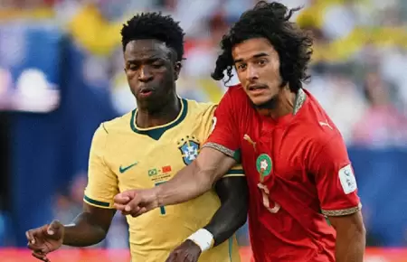 Brasil y Marruecos empataron 1-1 en un partidazo.