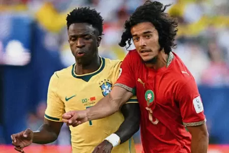 Brasil y Marruecos empataron 1-1 en un partidazo.